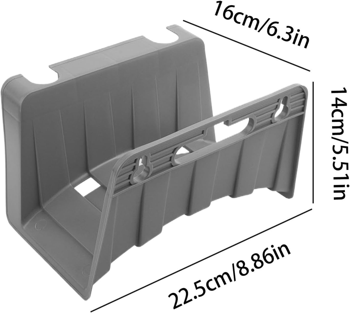 GENERIC Support De Tuyau D'arrosage – Support Mural Robuste | Support De Tuyau Extérieur – Pour Tuyau, Pont, Rail, Clôture, Maison, Piscine, Camping-car, Balcon, Garage, Tracteur