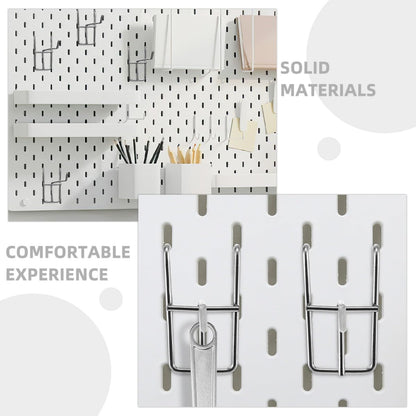  Angoily 30 Crochets Suspendre En Acier Inoxydable Pour Murs Grillagés, Installation Sans Outil, Solution De Fixation Sécurisée, Pour Rangement Et Organisation