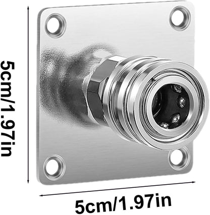  Organiseur De Spray Pour Rig - Support Mural Pour Accessoires - Support En Métal De 11 X 5,5 Cm Pour à Mousse - Couche Anti-rayures En Acier Au Carbone Lourd - Bouclier D'accueil à Connexion