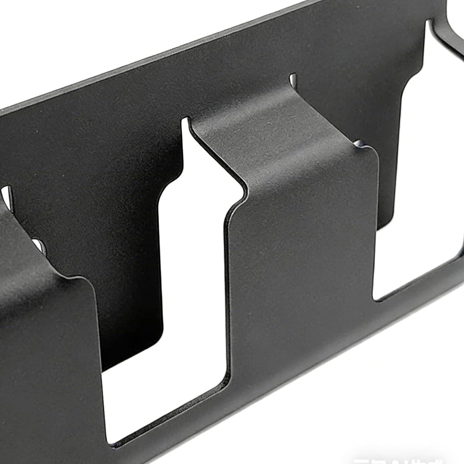  Générique Battery Organizer Wall Mounted - 4-Slot Solid Steel Holder For 18V Batteries Storage | Black Steel With Heavy Duty Design, Space Saving Rack For Living Room Bedroom Study Garage