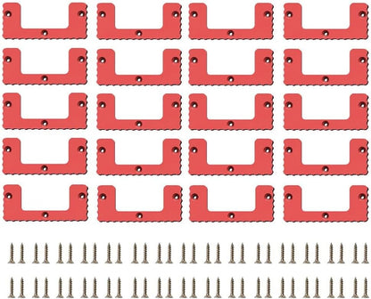  Lot De 8/12/16/20 Crampons De Montage Pour Système PACKOUT - Supports Muraux En ABS Pour Boîtes à Outils, Garage, Atelier, Camion, Solution D'organisation (20 Pièces)