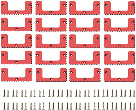  Lot De 8/12/16/20 Crampons De Montage Pour Système PACKOUT - Supports Muraux En ABS Pour Boîtes à Outils, Garage, Atelier, Camion, Solution D'organisation (20 Pièces)