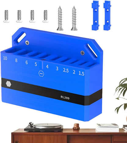 GENERIC Organisateur De Clés Magnétiques, Support De Rangement D'outils, Support Mural Avec Construction Compacte, Support De Clé Hexagonale, Porte-outils Avec Aimant Puissant, Crochet De Clé Pour Atelier Et