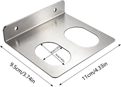  Organiseur D'outils En Acier Inoxydable, Support Mural Sécurisé, Support De Rangement D'atelier, Accessoire De Studio De Travail Du Bois Extérieur, équipement Utilitaire Pour Abri De Jardin