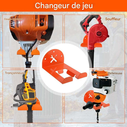  Générique Porte-Outils Électriques - Organisateur Polyvalent De Garage,Porte-Outils Mural Pour Jardin - Pour Atelier Cave Ferme Salle De Jardin Scie Chaine Perceuse Electrique