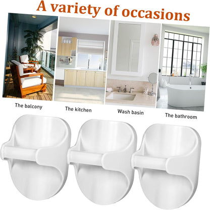  VICASKY Support Mural En ABS Lot De 10 Pour Flacons Pulvérisateurs Crochets Adhésifs Fixation Sécurisée Sans Perçage, Pour Cuisines Et Garages