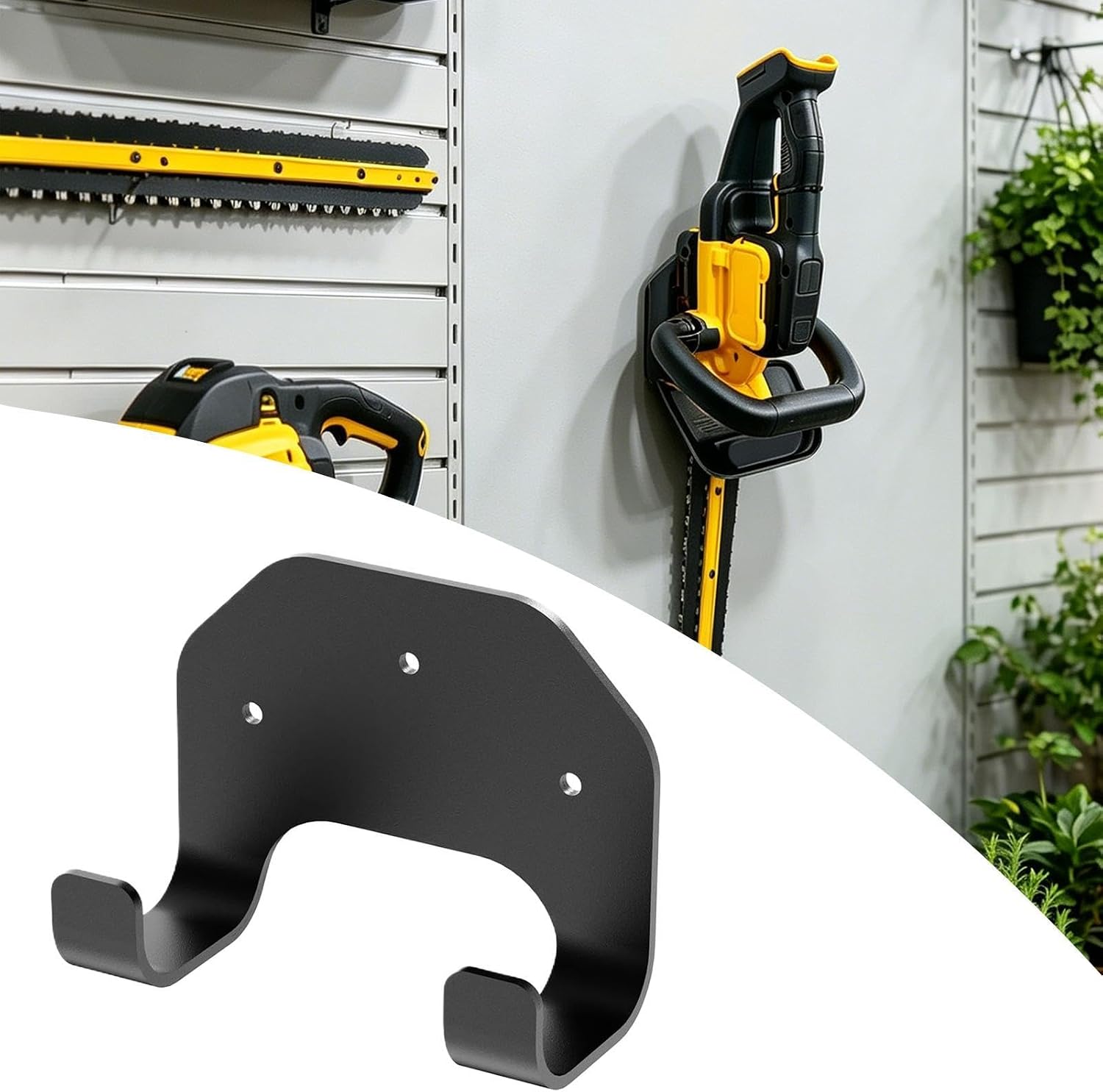  Support Pour Débroussailleuse De Remorque | Support De Stockage Pour Outillage Utilitaire | Cintre De Garage Pour Taille-bordure à Fil | Pour Garage Atelier Abri De Jardin Grange Sous-Sol Pelouse