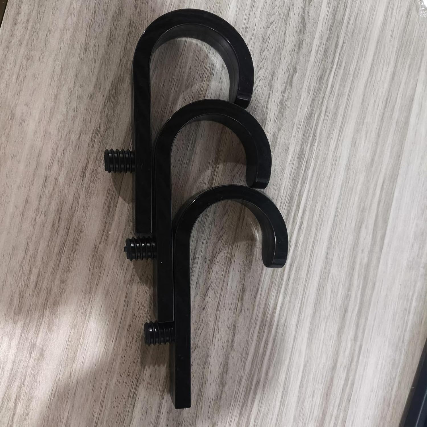 Genérico Shed Mount Tool Hooks | J-Shaped Tools Storage Hooks For Efficient Organization | Space-Saving Hooks For Gardening And Woodworking Tools, Water Hose, And Pry Bar