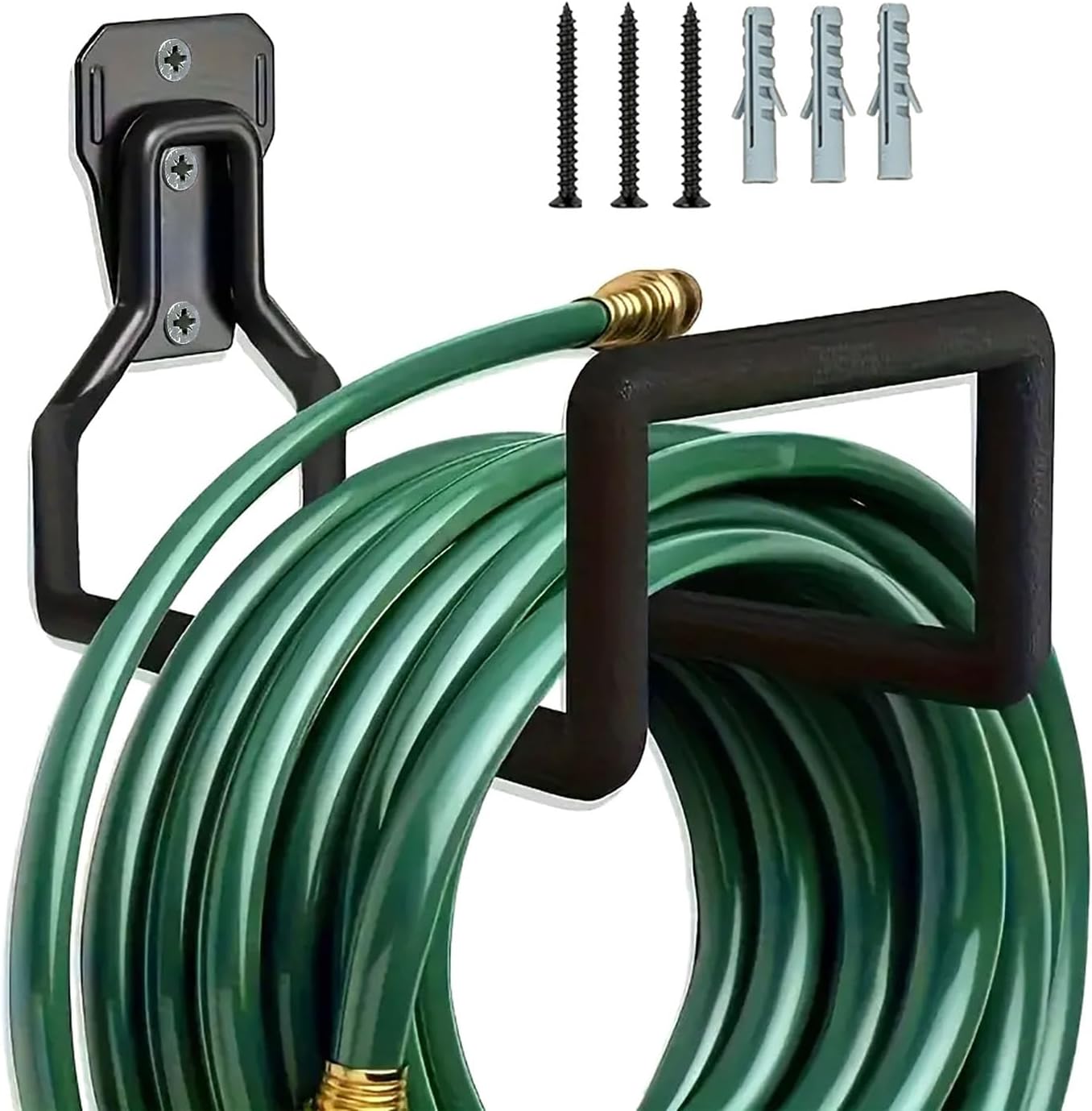  Lot De 2 Crochets De Garage Robustes Pour Organiser Les équipements De Pelouse, Organisateur D'outils De Jardin, Crochet De Tuyau D'eau Peu Encombrant, Crochets à Grande Capacité De Charge