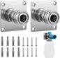  Organiseur De Spray Pour Rig - Support Mural Pour Accessoires - Support En Métal De 11 X 5,5 Cm Pour à Mousse - Couche Anti-rayures En Acier Au Carbone Lourd - Bouclier D'accueil à Connexion