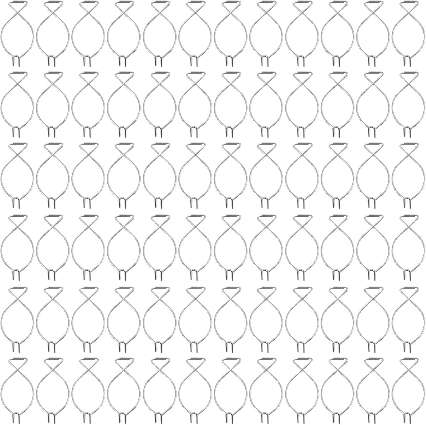  Angoily Clips Suspendre Pour Plafond Suspendu En Acier Galvanisé Argenté, Crochet à Pince Sans Clous Ni Vis, Charge, Lot De 100 Pièces Pour Décoration Mariage Et Affichage
