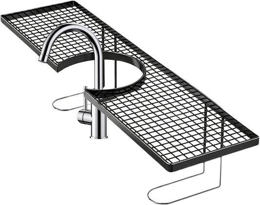 GENERIC Étagère De Rangement Pour évier | Étagère De Rangement En Métal Pour Cuisine, Robinet | Pour Maison, Appartement, Dortoir, Hôtel, Restaurant, Salle De Bain, Toilettes, Lavabo