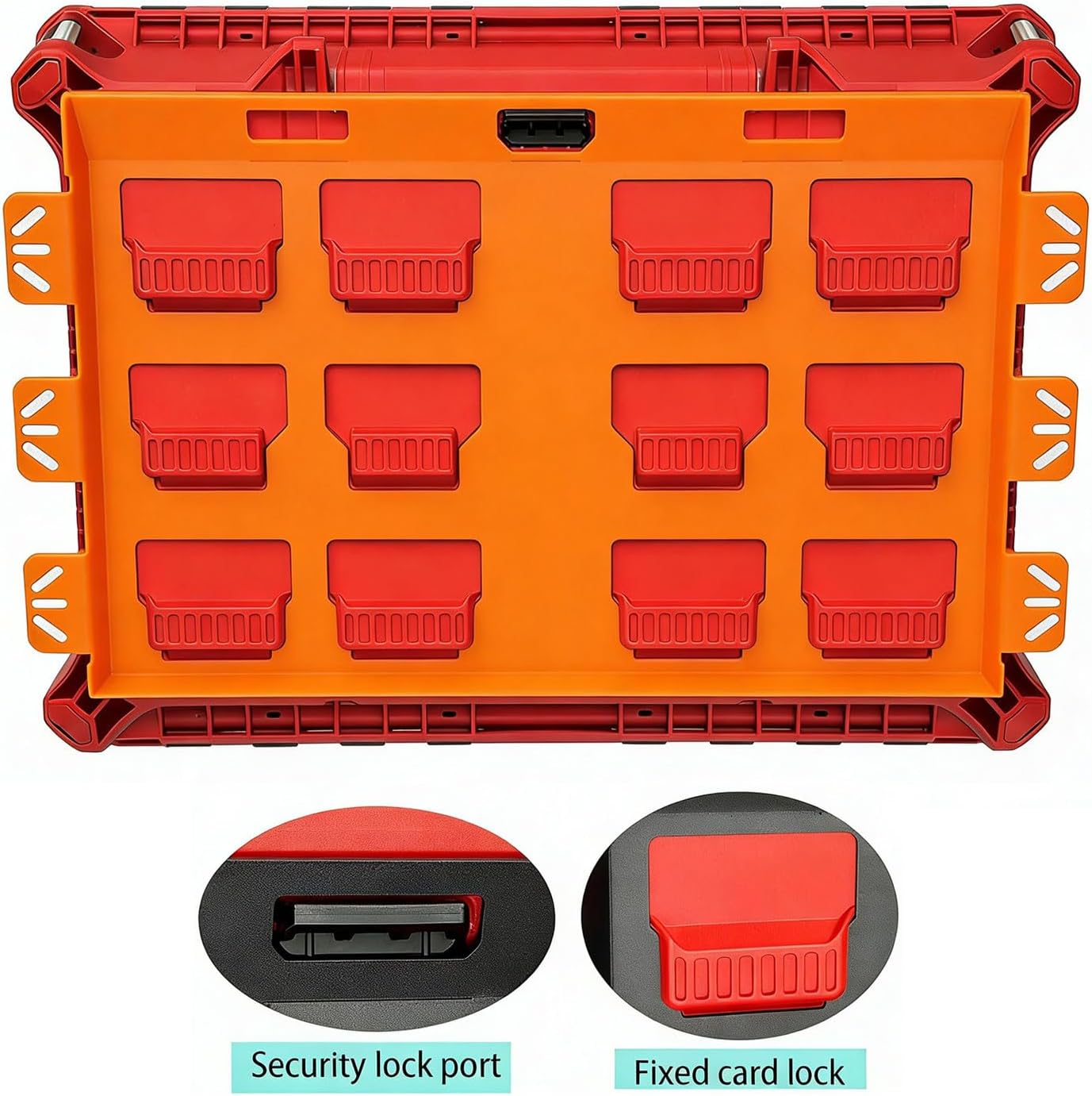 Plaque De Base Pour Boîte à Outils Murale Avec Capacité De Charge élevée Jusqu'à 45,4 Kg