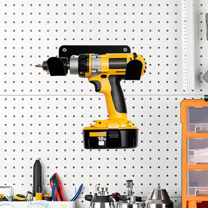  Générique Range-Perçeuse Porte-Outil - Support Mural Pour Perceuse Sans Fil - Rangement Robust Pour Abri Atelier Chantier Camion Utilitaire Garage Maison Atelier Solutions Stockage