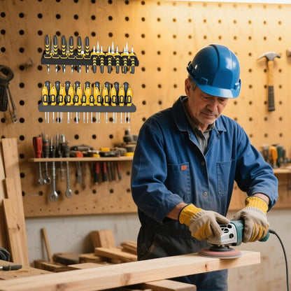  Porte-visseuse,Support De Rangement En Fer Pour Visserie,Support Organisateur D'outils Avec Gain De Place | Pour Atelier Garage Maison