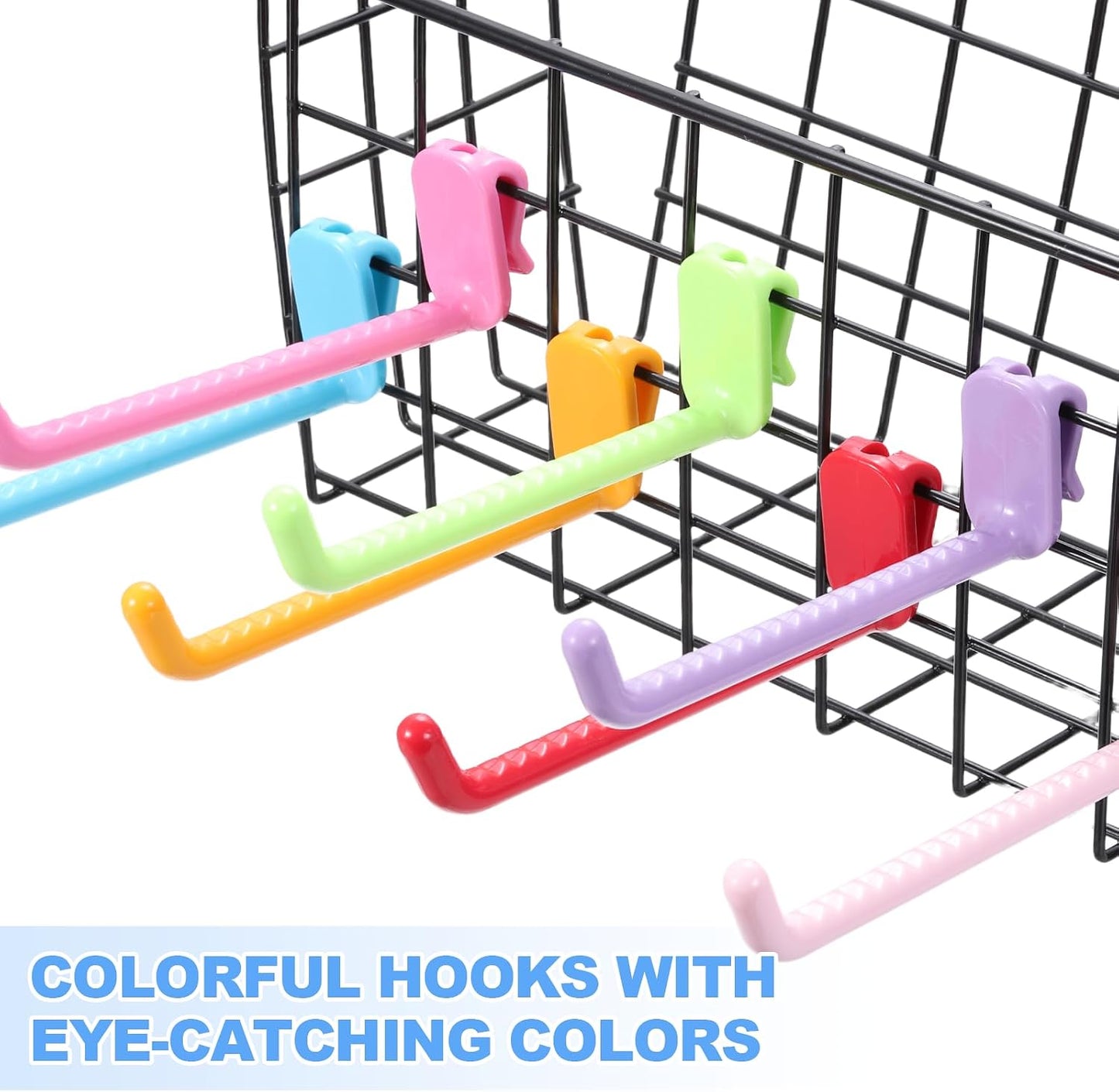  Sourcing Map Lot De 10 Crochets Muraux En Plastique Pour Panneau Mural De 12 Cm, Crochets D'étagère Pour Garage, Magasin, Entrepôt, Magasin, Maison, Magenta