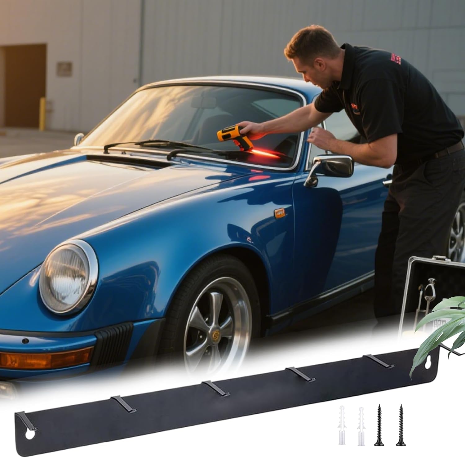  Porte-outils De Détail | Crochet En Acier Inoxydable Pour Brosses De Nettoyage De Voiture, Crochets Compacts Pour Garage, Bricoleurs, Passionnés, Outils De Nettoyage De Roues De Voiture