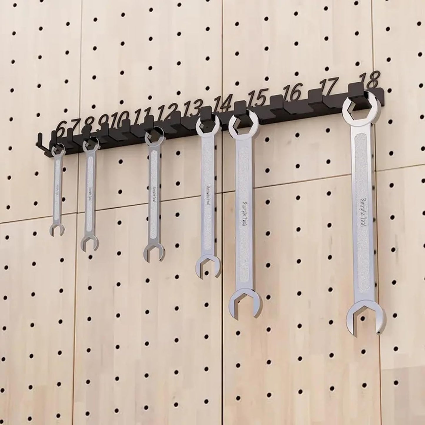  Porte-clés Pour 20 Clés, Organisateur De Mural, Organisateur De En Fer Pour Le Rangement Des Outils, Convient 6 Mm à 32 Mm Rangement