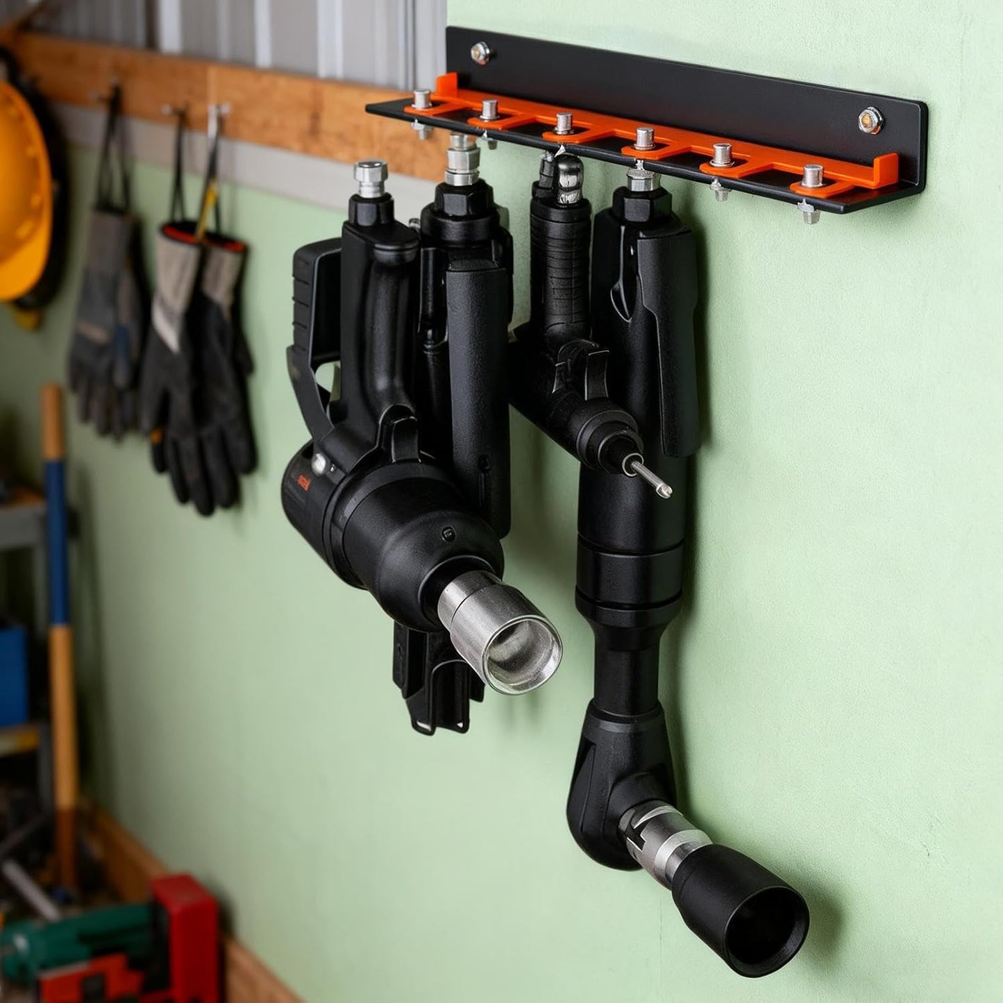  Support De Rangement Pour Outils | Support Mural à 5 Fentes - Cintre D'outils électriques | Pour Appareils électriques, Perceuse, Tournevis, Meuleuse, Service De Studio De Garage Et Sous-sol