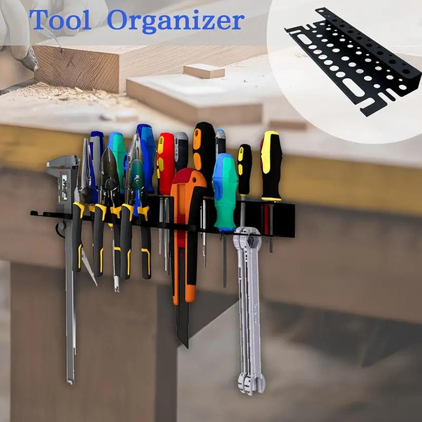 Support De Tournevis, Support De Clé En Métal, Organisateur De Rangement D'outils, Porte-tournevis, Organisateur D'outils Polyvalent Pour Tournevis, Pinces, Clés Avec Support Pour Ateliers à