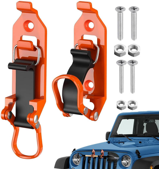  Heavy Duty Shovel Holder Bracket Set, Quick Release Wall Mount Tool Rack System, Metal Storage Clamp Kit For Truck RV Van Tractor Garden Garage Utility Organization Use 7.09x2.48x1.26 Inches