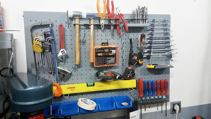  Simon Rack Panneau Mural Perforé Porte Outils, 900x600 Mm, Galvanisé - Simonwork