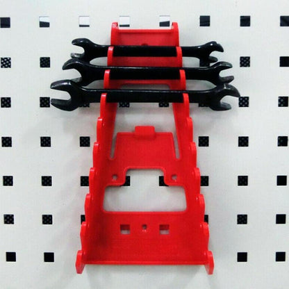  Wrench Organizer, Heavy-Duty Wrench Rack Pegboard, Save Space Screwdriver Organization, Sturdy Stable Tool Stand, Easy Access Multi Tool Holder, Ideal For Workshop, 22x12cm