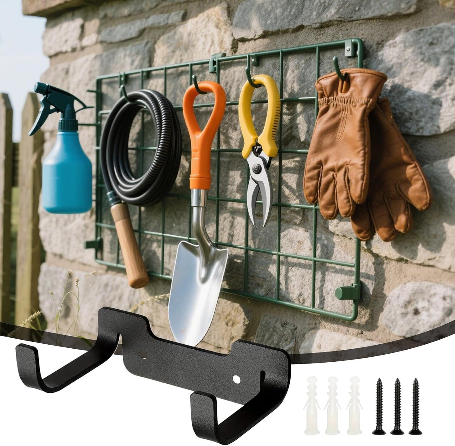 GENERIC Crochets De Garage | Support De Rangement Pour Perceuse électrique – Crochets Peu Encombrants Pour Mur, Linge, Garage, Magasin, Cuisine, Cave, Cour, Abri De Jardin, Manger, Maison