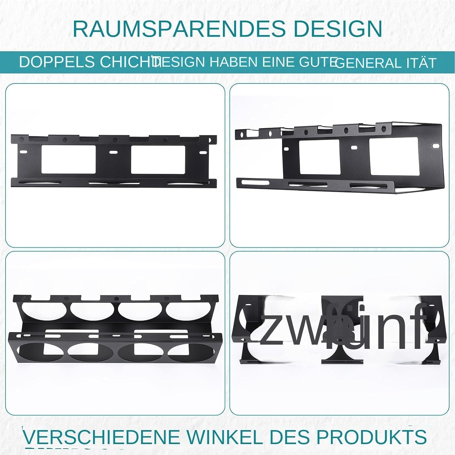  Organiseur De Tiges En Métal, Système De Support De Fil De Soudure, Support Mural En Fer Avec Structure De Fente Sécurisée, Unité De Rangement Compacte D'atelier, Design Utilitaire De Style Industriel
