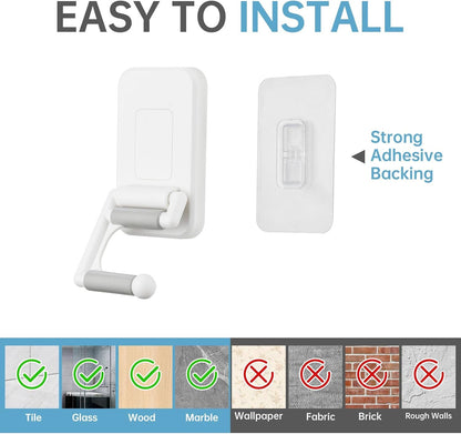  NiHome Lot De 4 Supports Muraux Pour Balai à Franges