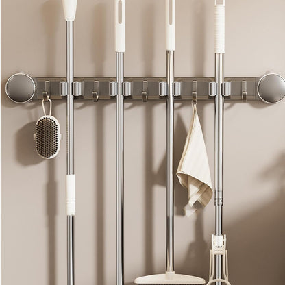 GENERIC Support Pour Balai | Ventouse Robuste Antirouille | Porte-outils De Nettoyage Domestique – Pour Maison, Dortoir, Appartement, Chambre, Salon, Salle De Bain