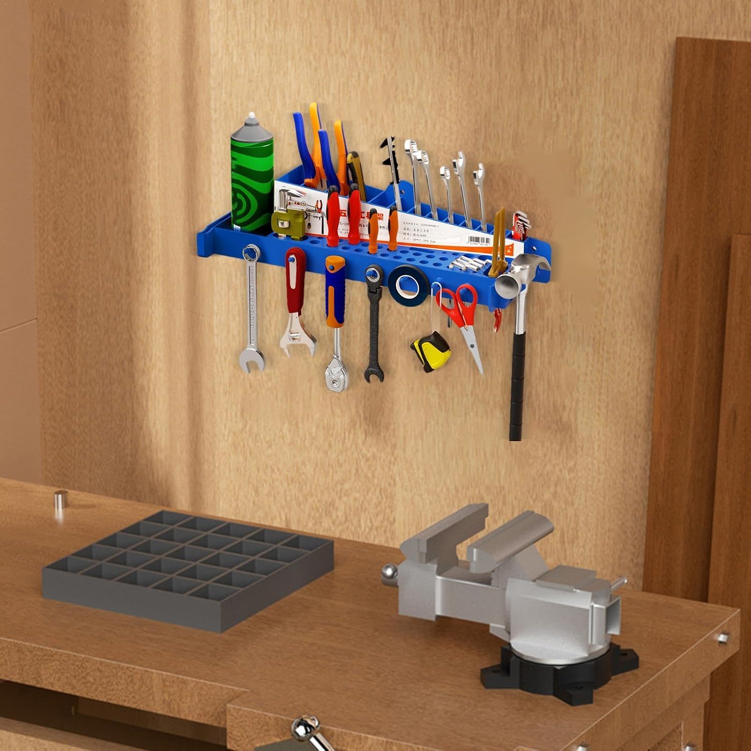  Organisateur D'outils De Jardin, Organisateur D'outils De Cour Pour Garage, Organisateur D'outils De Garage, Support Mural, Organisateur D'outils De Jardin Multifonction Pour Un Rangement Efficace