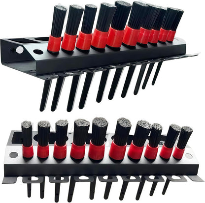  Porte-bouteilles Mural Robuste En Métal Avec 4 Compartiments De Conteneurs Et 8 Ouvertures à Outils Pour Le Rangement Dans Le Garage, L'atelier, Porte-outils Peu Encombrant