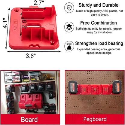 Interfaces D'épissure - Base De Batterie Pour Support De Batterie De La Série 18 V - Personnalisez Vos Besoins De Fixation