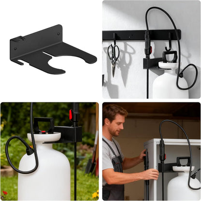  Generisch Support De Bouteille Pulvérisateur - Support De Rangement Mural - Pour Les Cours, Les Vérandas, Les Espaces Verts - Pour L'intérieur Et L'extérieur