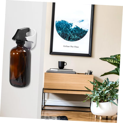  VICASKY Support Mural En ABS Lot De 10 Pour Flacons Pulvérisateurs Crochets Adhésifs Fixation Sécurisée Sans Perçage, Pour Cuisines Et Garages