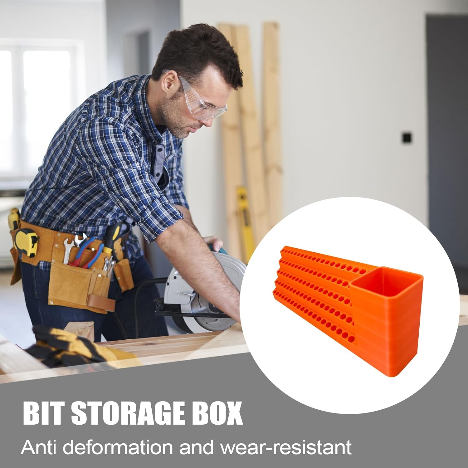 GENERIC Support De Tournevis, Rangement D' à Montage Rapide Pour Montage Mural | Organiseur De Tournevis Pour Mécanicien, électricien, Boîte De Capacité Polyvalente Superposée Pour La Maison, Le