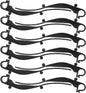  Ciieeo Fixations Clips De Gouttière Plastique Noir Lot De 50 Crochets Anti-Obstruction Pour Grilles Utilisation Polyvalente Entretien De Toiture