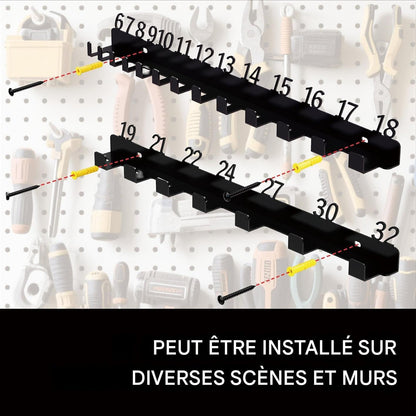  Organisateurs De Supports Pour Clés, Support Mural Pour Les Clés, Support Pour Ustensiles De Cuisine, Pour Abri, Camion, Fourgon, Jardin, Magasin, Mécanicien, Cour Et