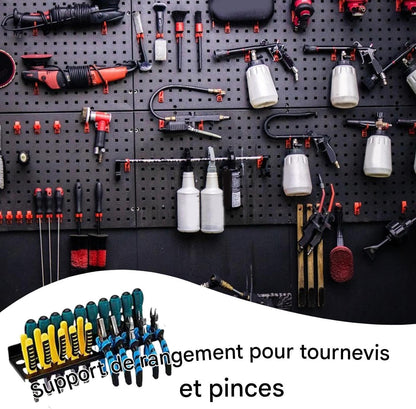  Porte-Tournevis | Organisateur D'Outils Mural Robuste | Rangement D'Atelier Pour Outils De Bricolage Et Jardinage