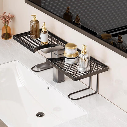 GENERIC Étagère De Rangement Pour évier | Étagère De Rangement En Métal Pour Cuisine, Robinet | Pour Maison, Appartement, Dortoir, Hôtel, Restaurant, Salle De Bain, Toilettes, Lavabo
