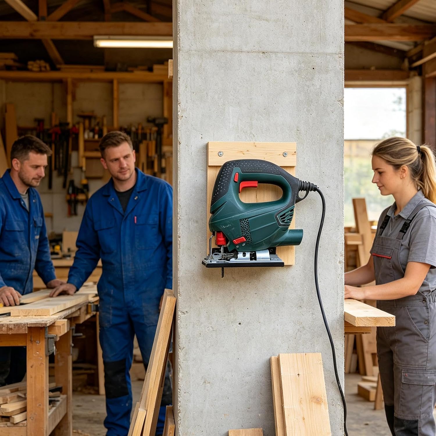  Support De Rangement Mural Pour Scies | Support Pour Outil Électroportatif En Métal, Usage Intensif Et Gain De Place,Rack Métallique Range-scie Organisateur,Jardin, Garage, Atelier, Magasin Et Maison