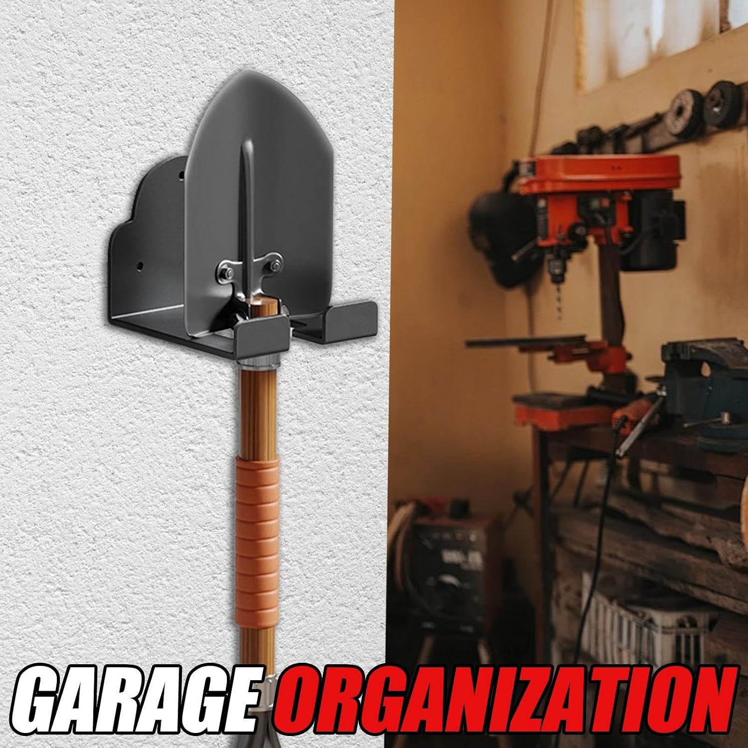  Générique Porte Outils Garage - Crochets Pour Outils De Jardin,Support Étagère Lourd Pour Atelier Appartement Buanderie
