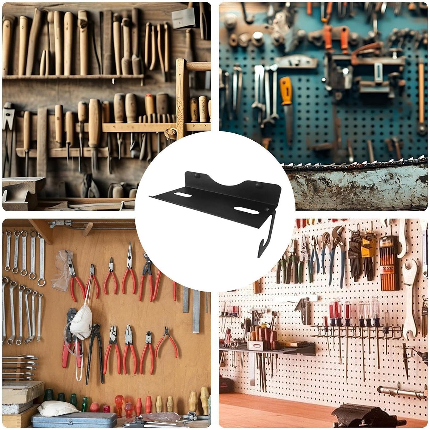  Support Mural Pour Scie Sauteuse | Organiseur De Rangement En Métal Pour Outils Électriques | Organisateur Avec Crochet Dédié à Scie Sauteuse - Pour Atelier Garage Cave Maison Ferme Appartement