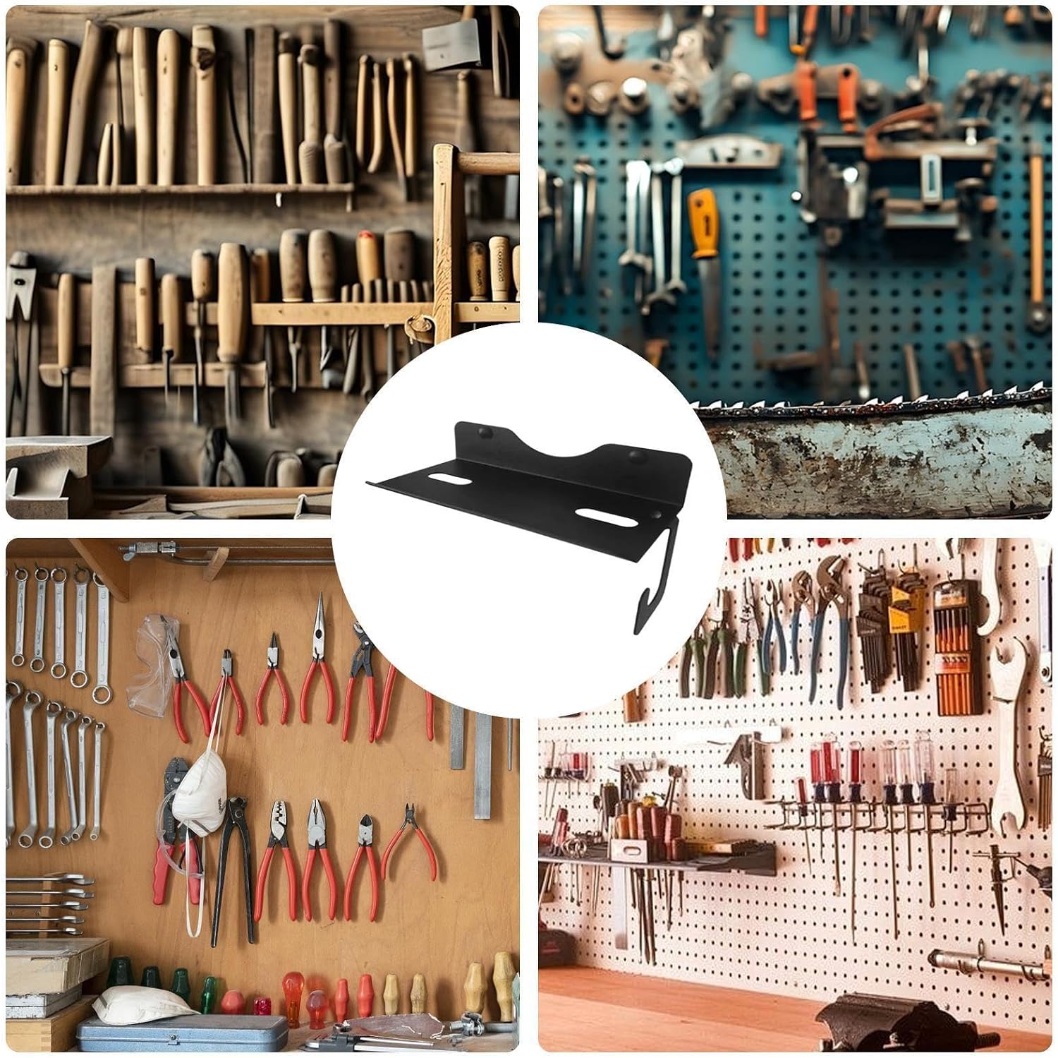  Support Mural Pour Scie Sauteuse | Organiseur De Rangement En Métal Pour Outils Électriques | Organisateur Avec Crochet Dédié à Scie Sauteuse - Pour Atelier Garage Cave Maison Ferme Appartement