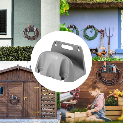 GENERIC Support Mural Pour Tuyau D'arrosage - Support Mural Robuste Pour Tuyau D'arrosage - Pour Buanderie, Extérieur, Jardin, Terrasse, Maison, Garage, Sous-sol