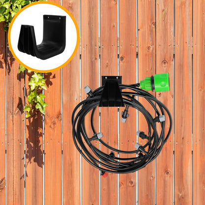  VALICLUD Support Mural Pour Tuyau D’aspirateur Robuste Vis, Rangement Organisé, Crochet De Fixation Pour Maison Et Garage, Stockage Mural Stable Pour Tuyaux D’aspirateur Standard