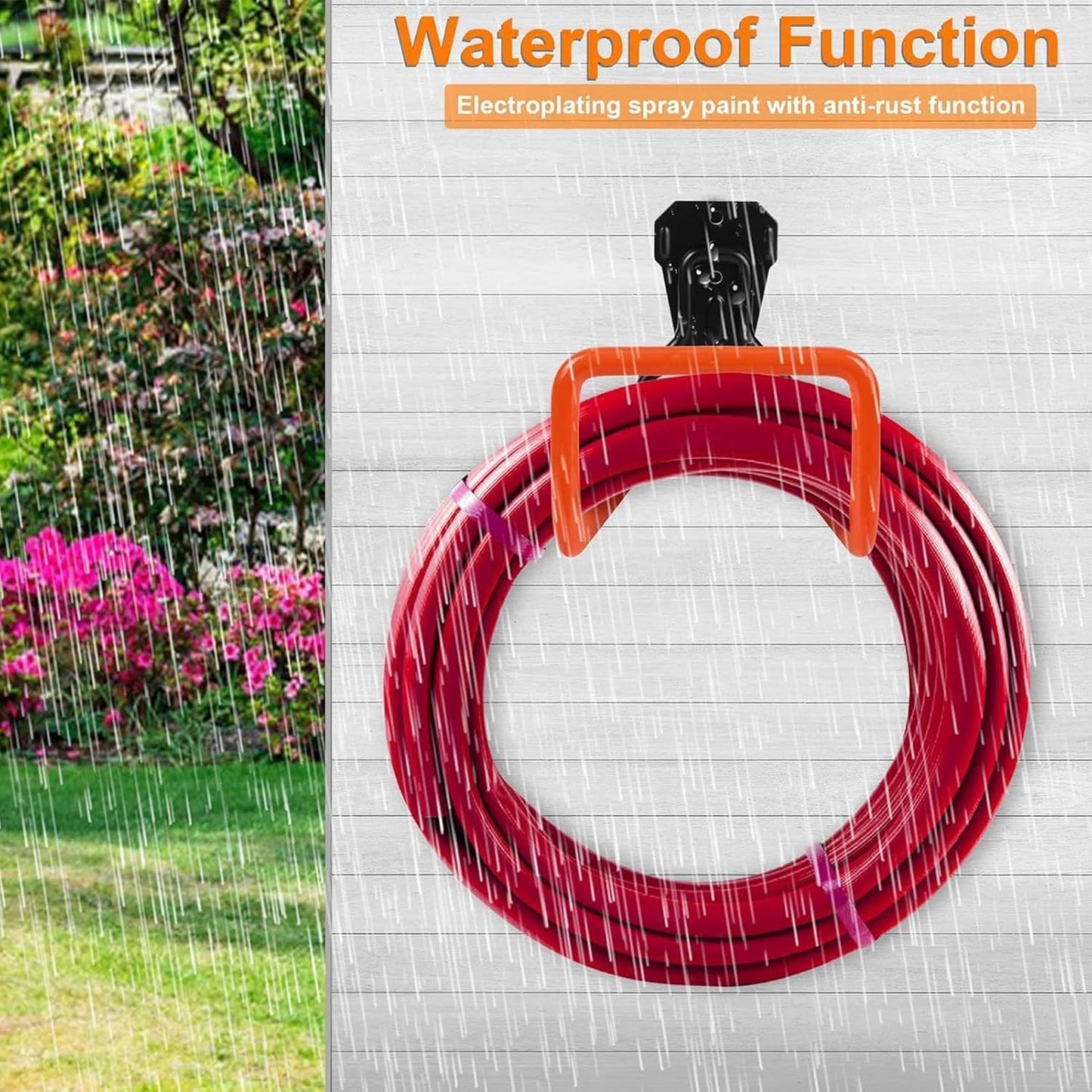 GENERIC Crochets Muraux De Garage, Crochets Robustes Pour Outils Utilitaires | Crochet Pour Outils De Cour | Pour échelle, Balai, Tuyau, Jardin, Jardin, Atelier, Abri De Jardin, Sous-sol
