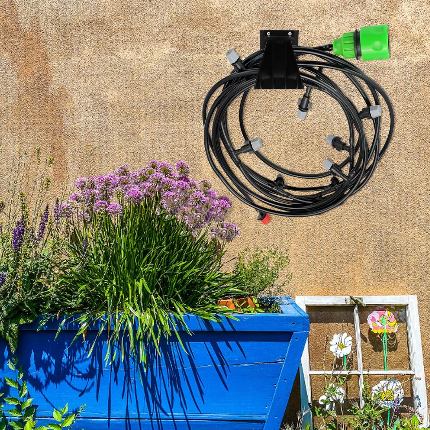  VALICLUD Support Mural Pour Tuyau D’aspirateur Robuste Vis, Rangement Organisé, Crochet De Fixation Pour Maison Et Garage, Stockage Mural Stable Pour Tuyaux D’aspirateur Standard